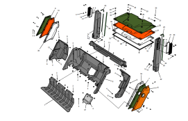 ENGINE LID - COCKPIT UNDERSEAT AND SNORKEL