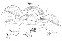 FUEL TANK - COVER