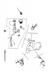 Zündschloß, Hupe, Blinkgeber, Regler