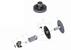 CVT PARTS PULLEYE