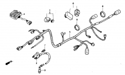 WIRE HARNESS, IGNITION COIL, REGULATOR, CDI, RELAY