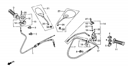 HANDLE LEVER, SWITCH, CABLE