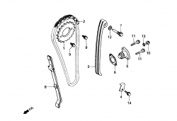 CAMCHAIN, TENSIONER