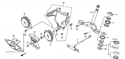 STEERING STEM, HORN