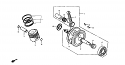 CRANK SHAFT, PISTON