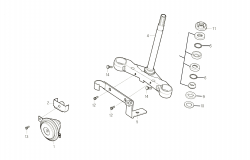 STEERING STEM, HORN