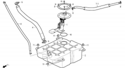 Benzintank, Benzinpumpe