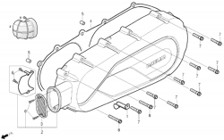 LEFT CRANK CASE COVER