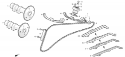 CAM SHAFT, TENSIONER