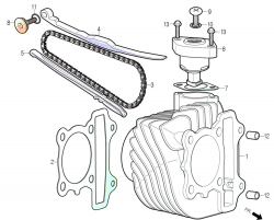 CYLINDER, CHAIN CAM