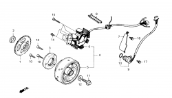 GENERATOR, FLYWHEEL, NEUTRAL SWITCH