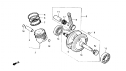 CRANKSHAFT, PISTON