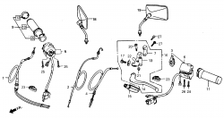 HANDLE LEVER, SWITCH, CABLE