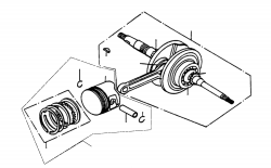 Kurbelwelle / Kolben