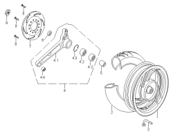 REAR WHEEL DISC BRAKE