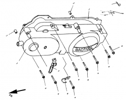 LEFT CRANKCASE COVER