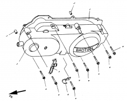 LEFT CRANKCASE COVER