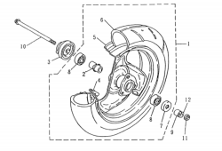 FRONT WHEEL (DISC BRAKE)