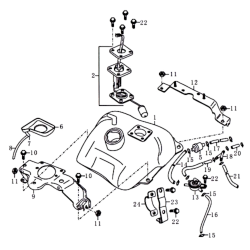 Benzintank Kunststoff