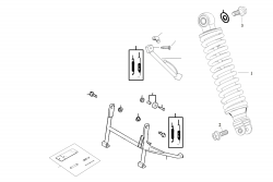 STAND, REAR SHOCK ABSORBER