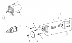 OIL PUMP, ELECTRIC STARTER