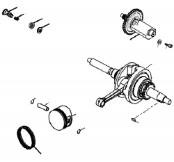 PISTON, CRANKSHAFT