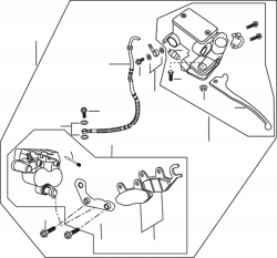 REAR BREAK ASSY