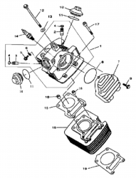 CYLINDER, CYLINDER HEAD