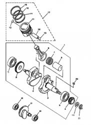 CRANKSHAFT, PISTON