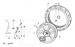 REAR WHEEL, REAR BRAKE