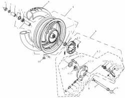 FRONT WHEEL DRUM BRAKE