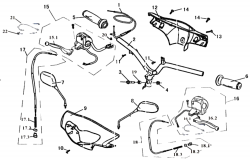 LEVER, HANDLE, SWITCH for DRUM BRAKE FRONT