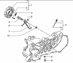 REAR BRAKE SHOES, OIL LEVEL GAUGE