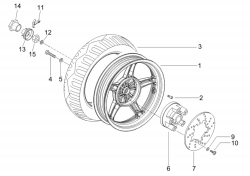 Hinterrad Bremsscheibe