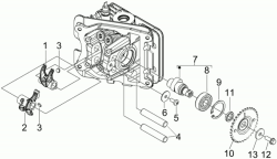 CAMSHAFT, ROCKER ARMS