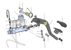 HYDRAULIC BRAKE PEDAL