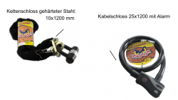 Kettenschlösser / Kabelschlösser