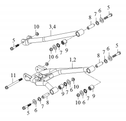 REAR A-ARMS