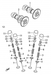 CAMSHAFT, VALVE