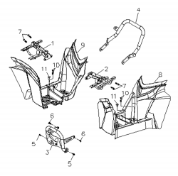 Footrest/Front Bumper/Rear Hand Grip