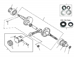 CRANK SHAFT, PISTON