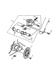 BRAKE DISC, FRONT BRAKE CALIPER