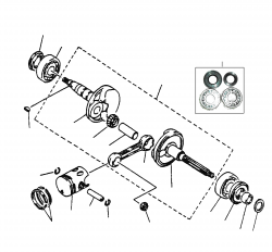 CRANK SHAFT, PISTON