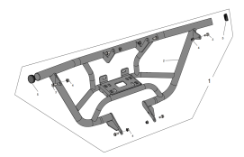 FRONT BUMPER FOR WINCH