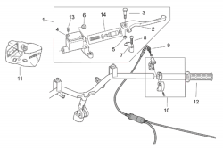 RIGHT BRAKE PUMP, THROTTLE CABLE