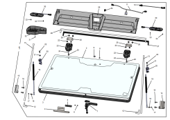 FOLDING FRONT WINDSHIELD PARTS