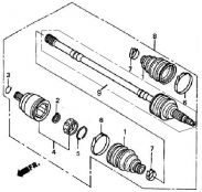 FRONT LEFT/RIGHT DRIVE AXLE (FOR 4WD) 