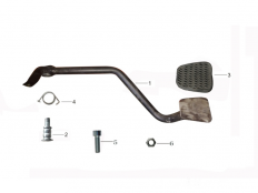 BRAKE PEDAL SHAFT