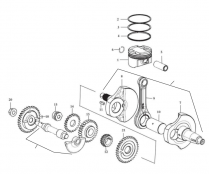 Piston, Crankshaft