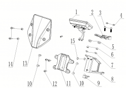 Tacho, Tachoverkleidung